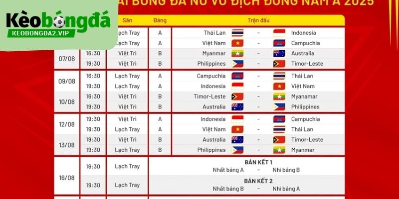 lịch thi đấu 15 Lịch thi đấu bóng đá giúp người hâm mộ nhận định trước trận dễ dàng hơn